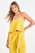 Blusa de Alcinha Cropped ACT Feminino Preto
