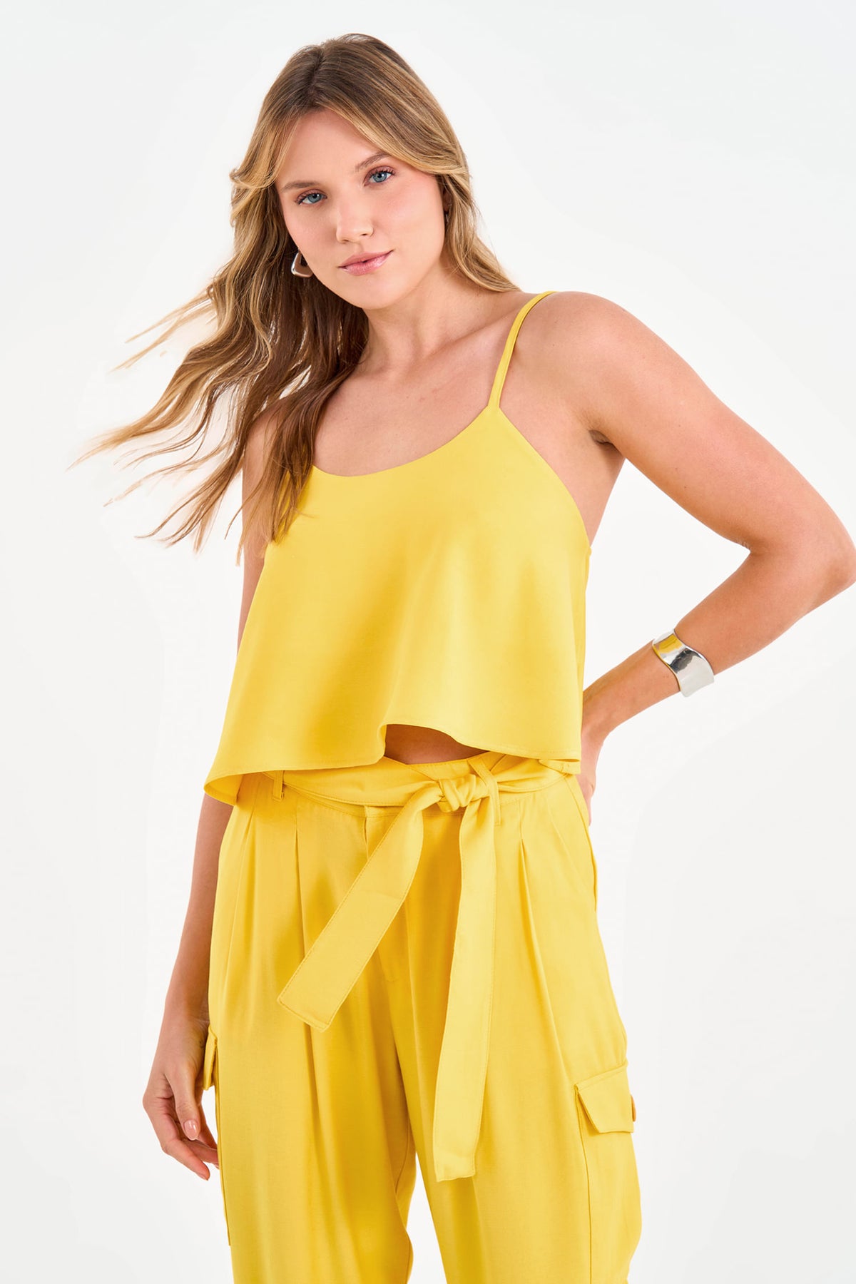 Blusa de Alcinha Cropped ACT Feminino Preto
