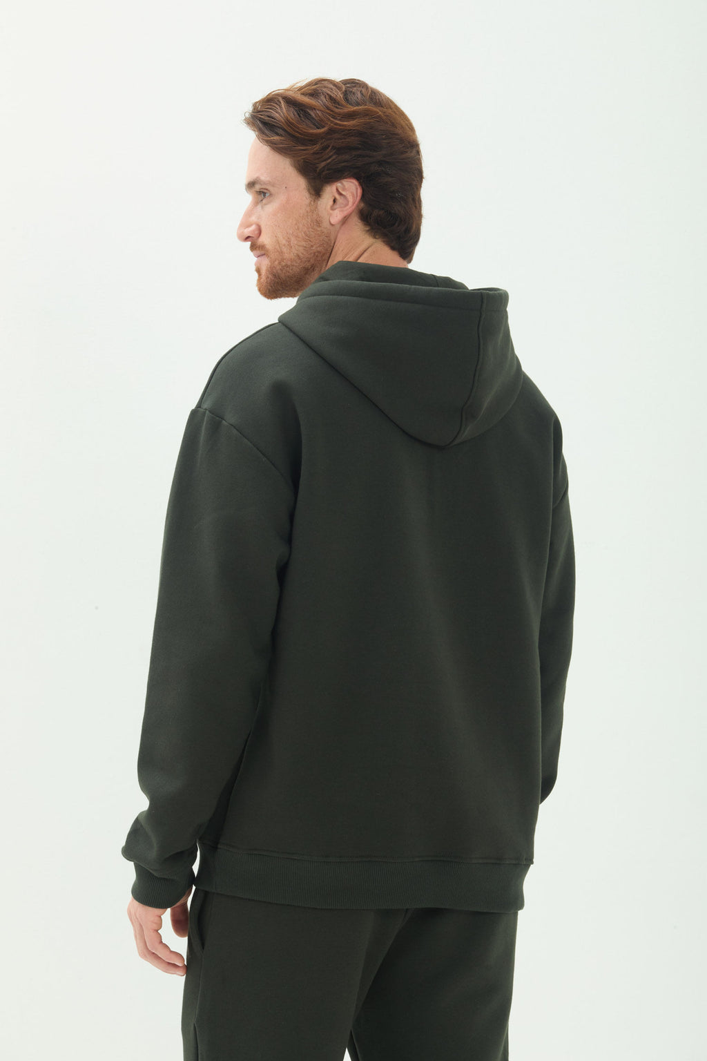 Blusão Moletom Canguru Masculino Acostamento Verde Folhagem