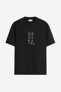 Camiseta Estampa Masculina Acostamento Preto