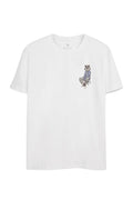 Camiseta Jovem Lobo Masculina Acostamento Branco