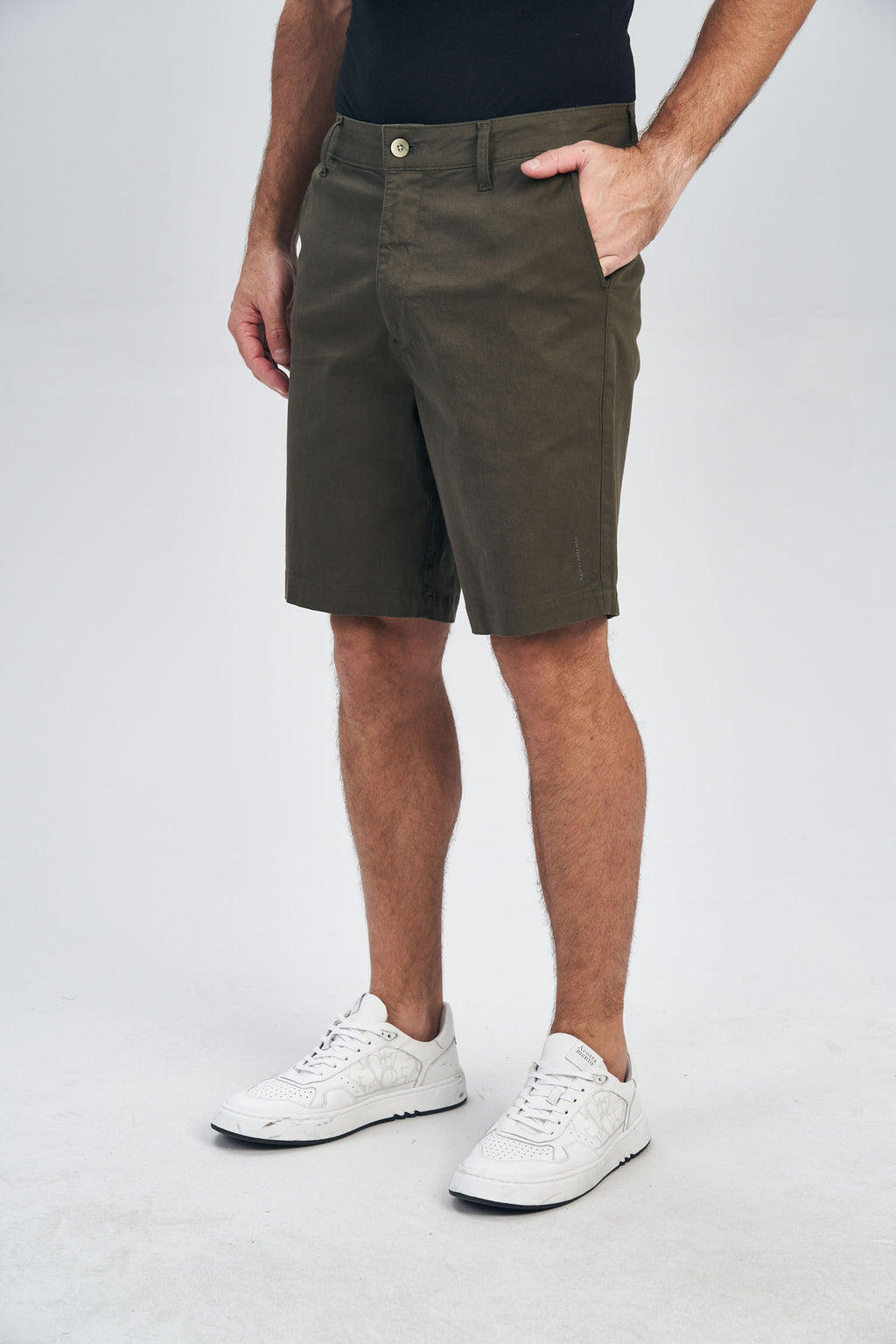 Bermuda Casual Masculina Acostamento Verde