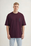 Camiseta Oversize Casual Masculina Acostamento Marinho