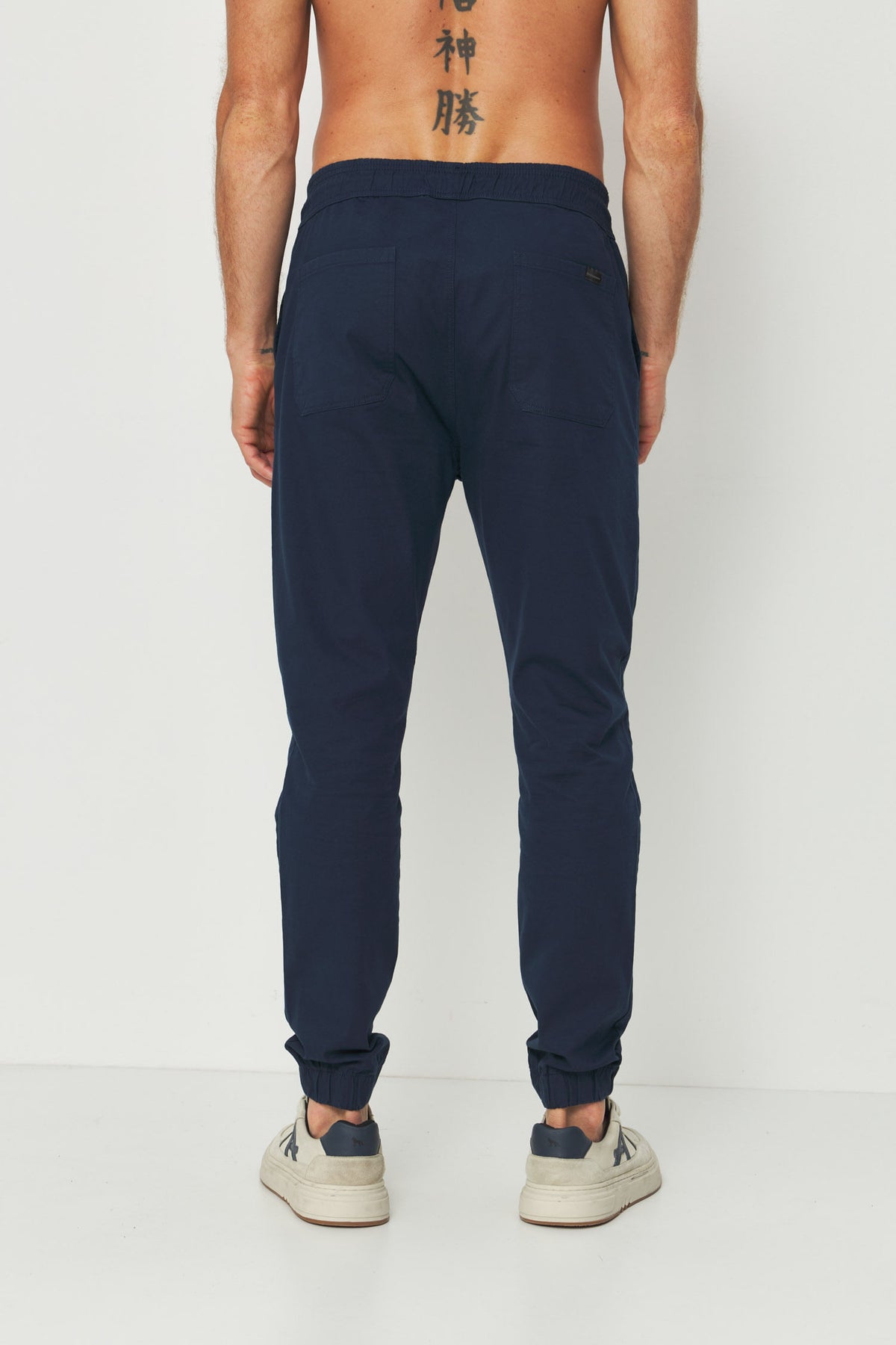 Calça Sarja Jogger Masculina Acostamento Marinho