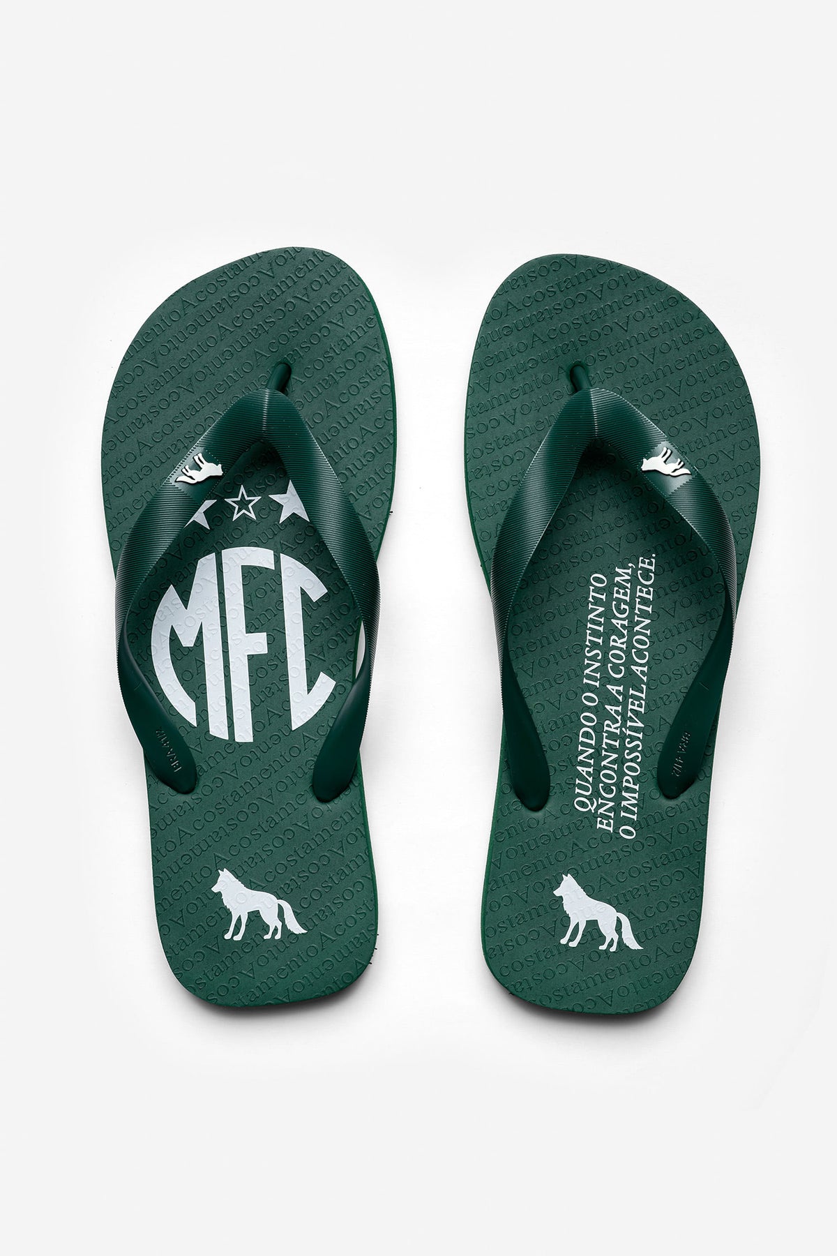 Chinelo Mirassol Masculino Acostamento Verde