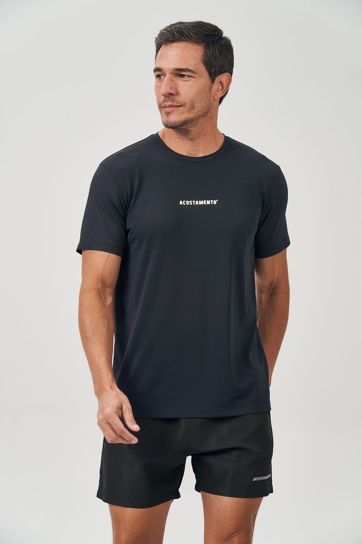Camiseta Sportiva Dry Masculina Acostamento Grafite
