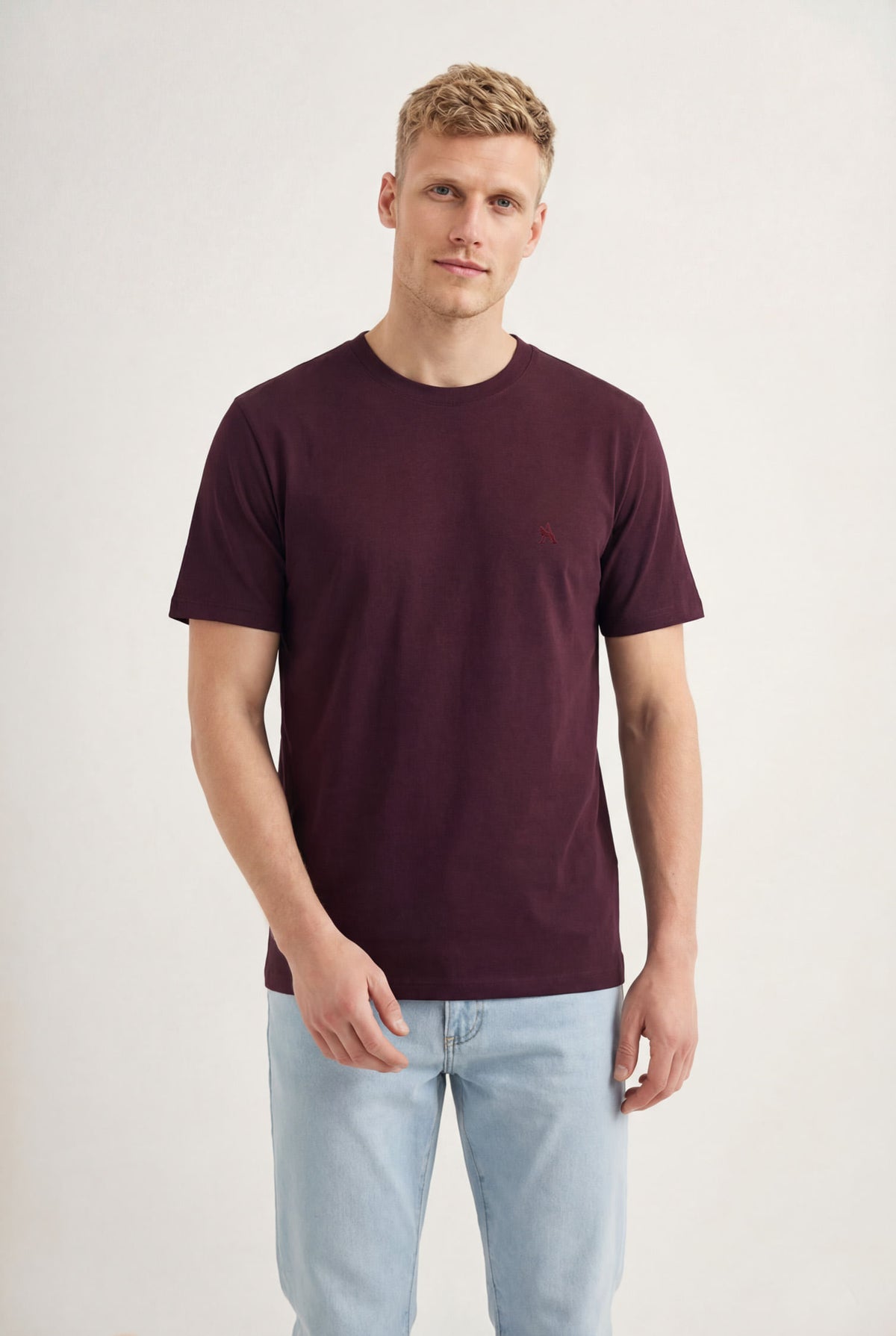 Camiseta Casual Manga Curta Masculina Acostamento Barca