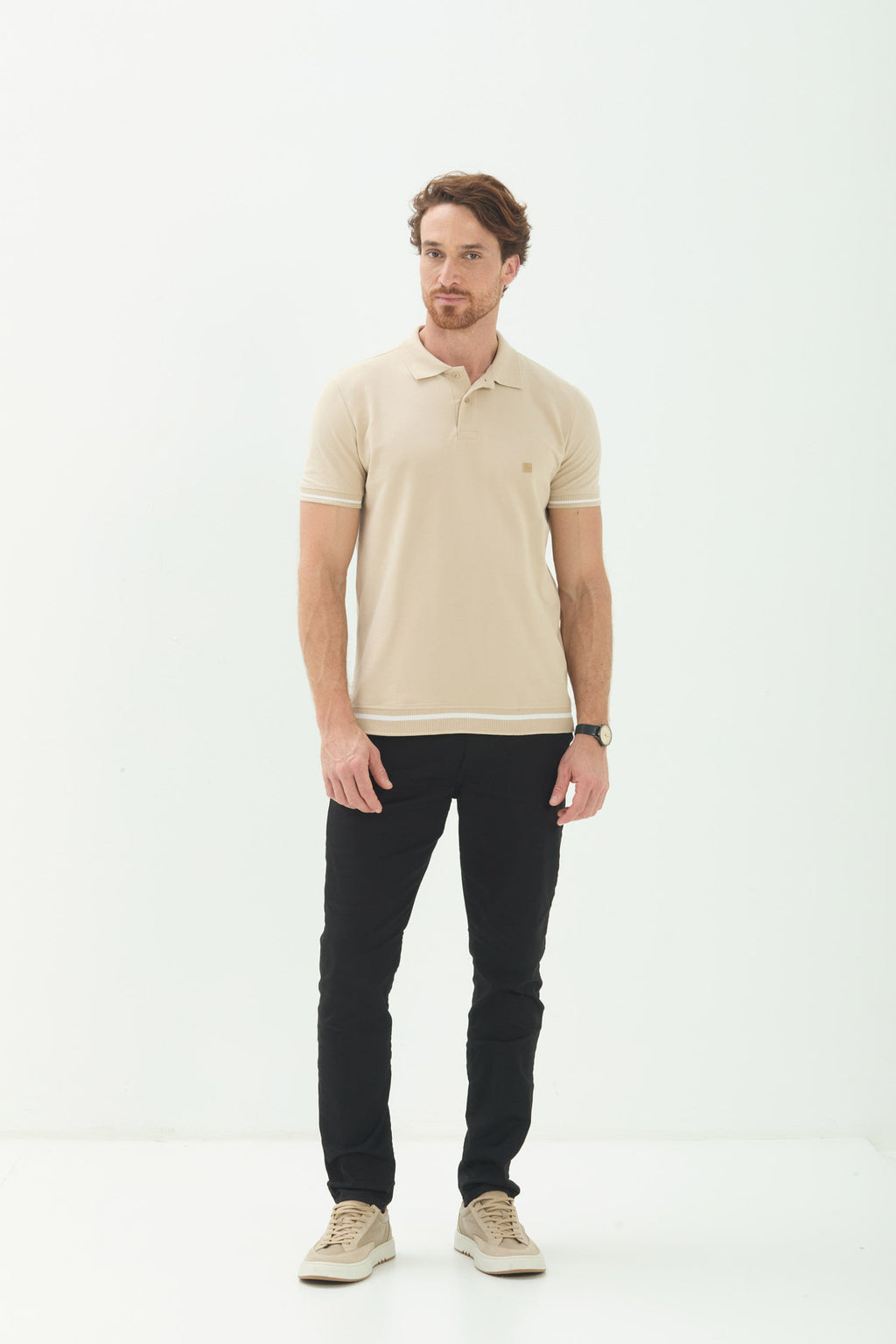 Calça Tech Sarja Chino Masculina Acostamento Preto