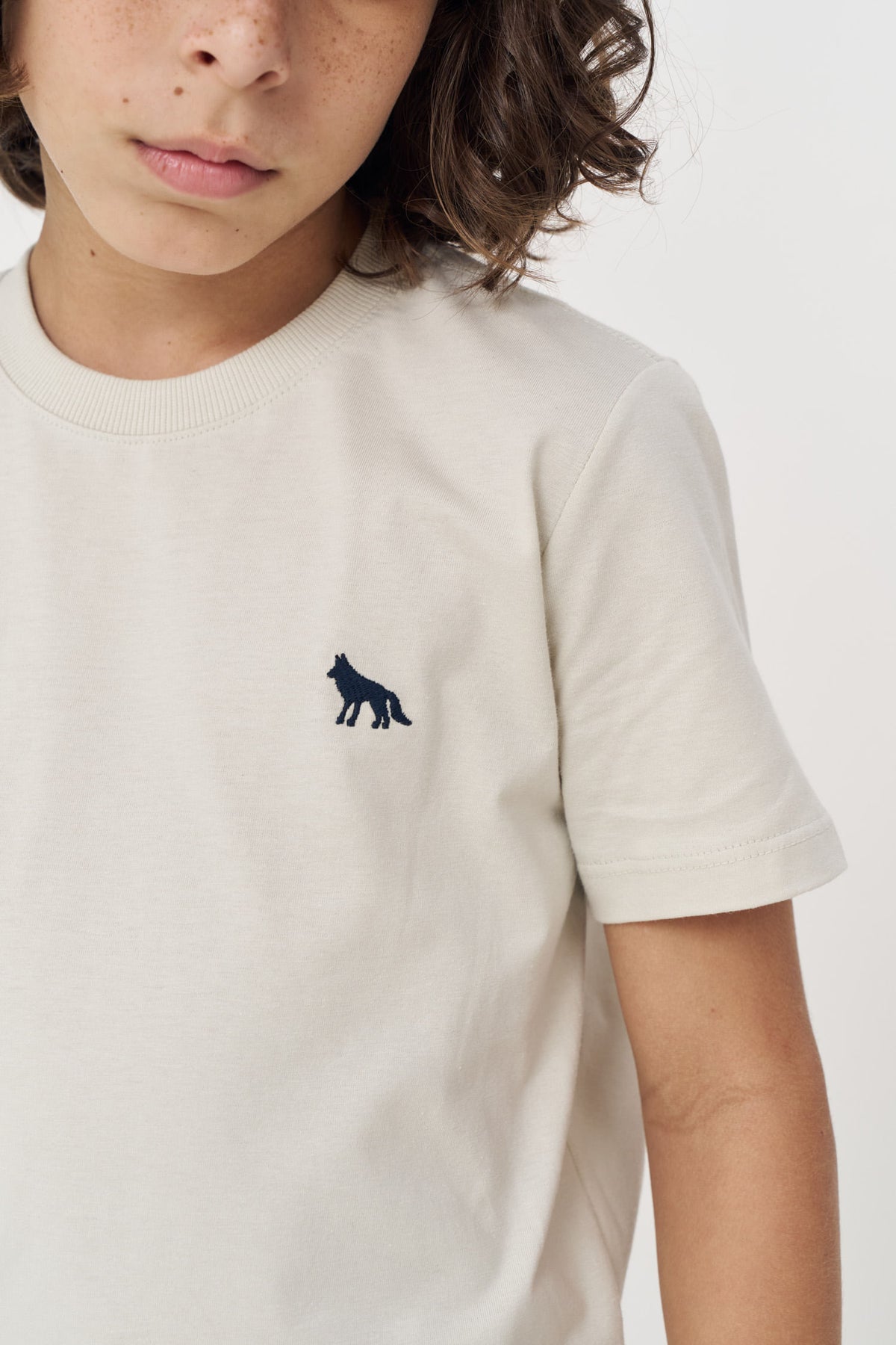 Camiseta Básica Premium Menino Acostamento Next Cinza Gelo