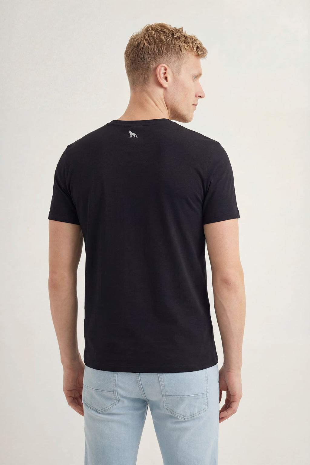 Camiseta Scrivania Pima Casual Masculina Acostamento Marinho