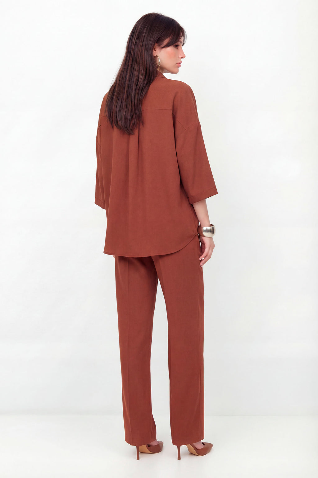 Camisa Manga Curta Oversized Feminina Inblanche Ipe