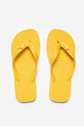 Chinelo Logo Instinto Masculino Acostamento Amarelo