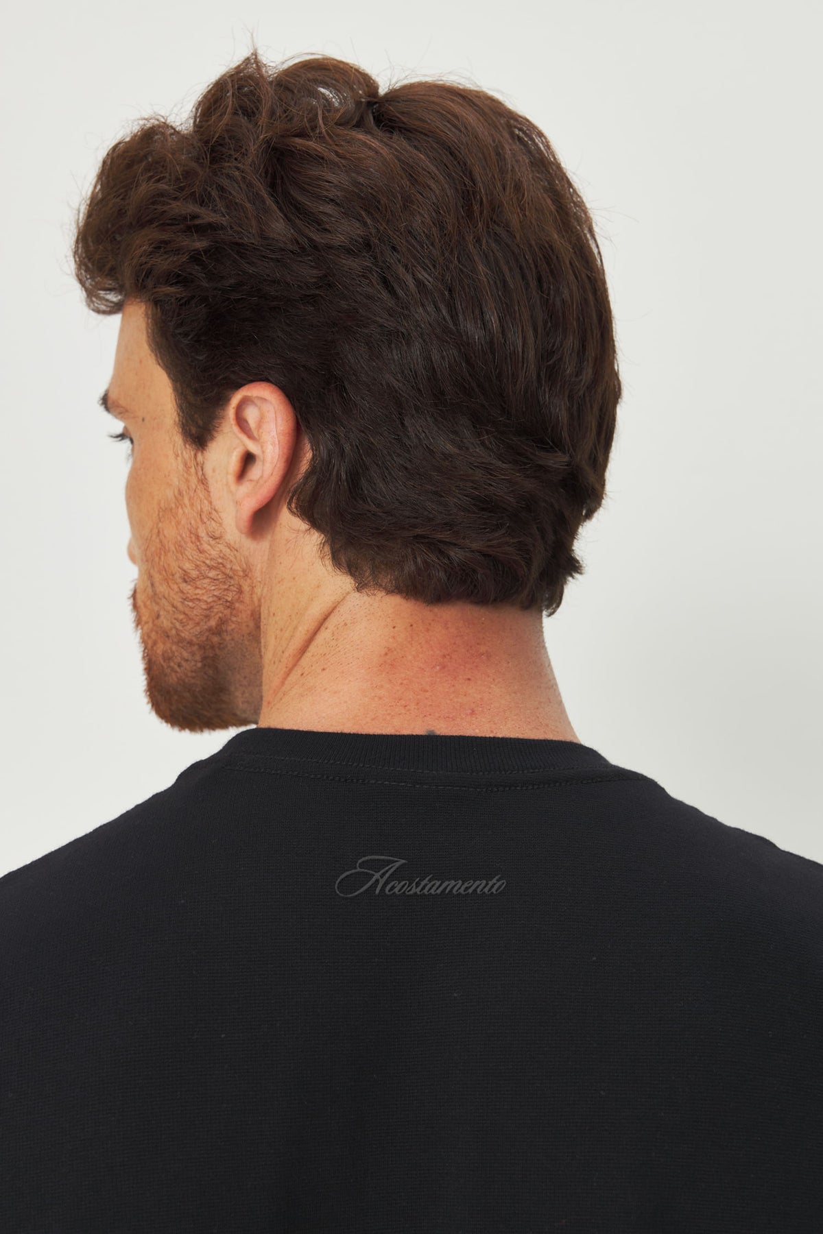 Camiseta Algodão Premium Masculino Acostamento Preto