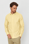 Camisa Cotton Manga Longa Masculina Acostamento Amarelo