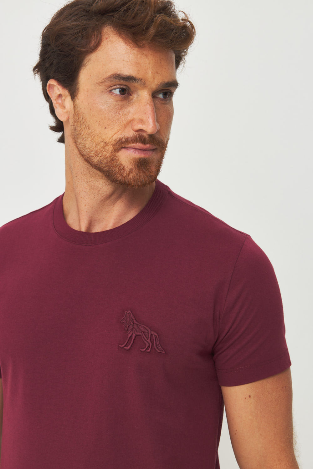 Camiseta Bordado Amplo Masculina Acostamento Barca