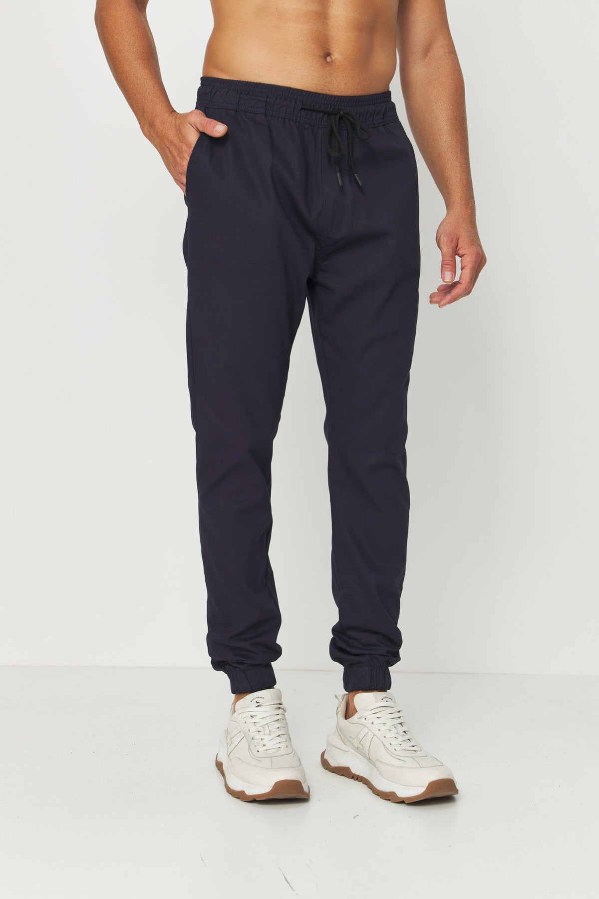 Calça Casual Jogger Masculina Acostamento Marinho