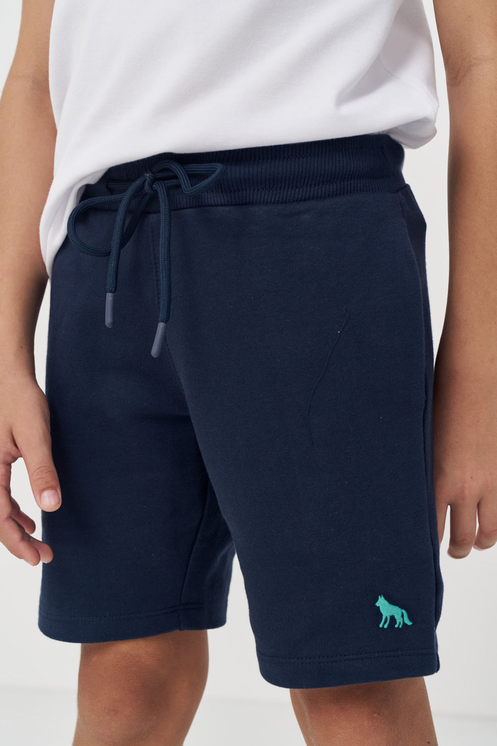 Bermuda Moletom Casual Menino Acostamento Next Marinho