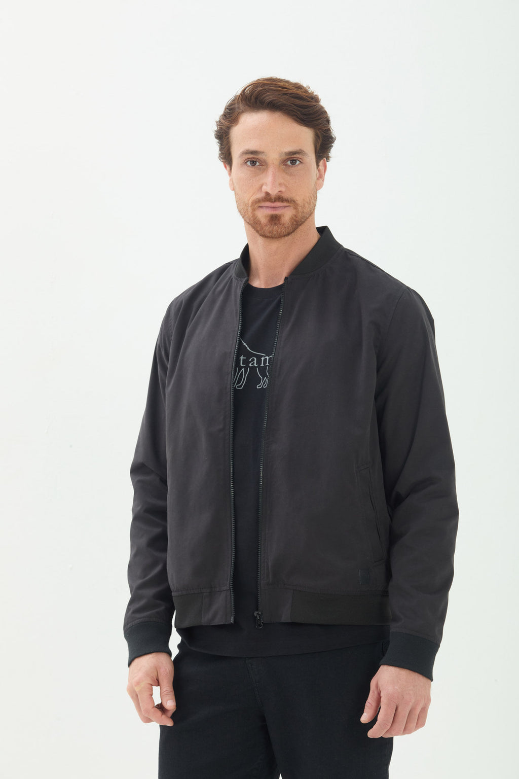 Jaqueta Tech Urbana Masculina Acostamento Preto