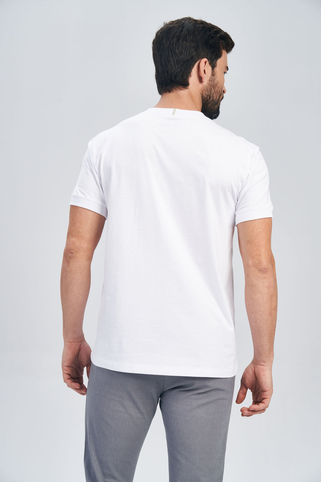 Camiseta Essential Real Masculina Acostamento Branco