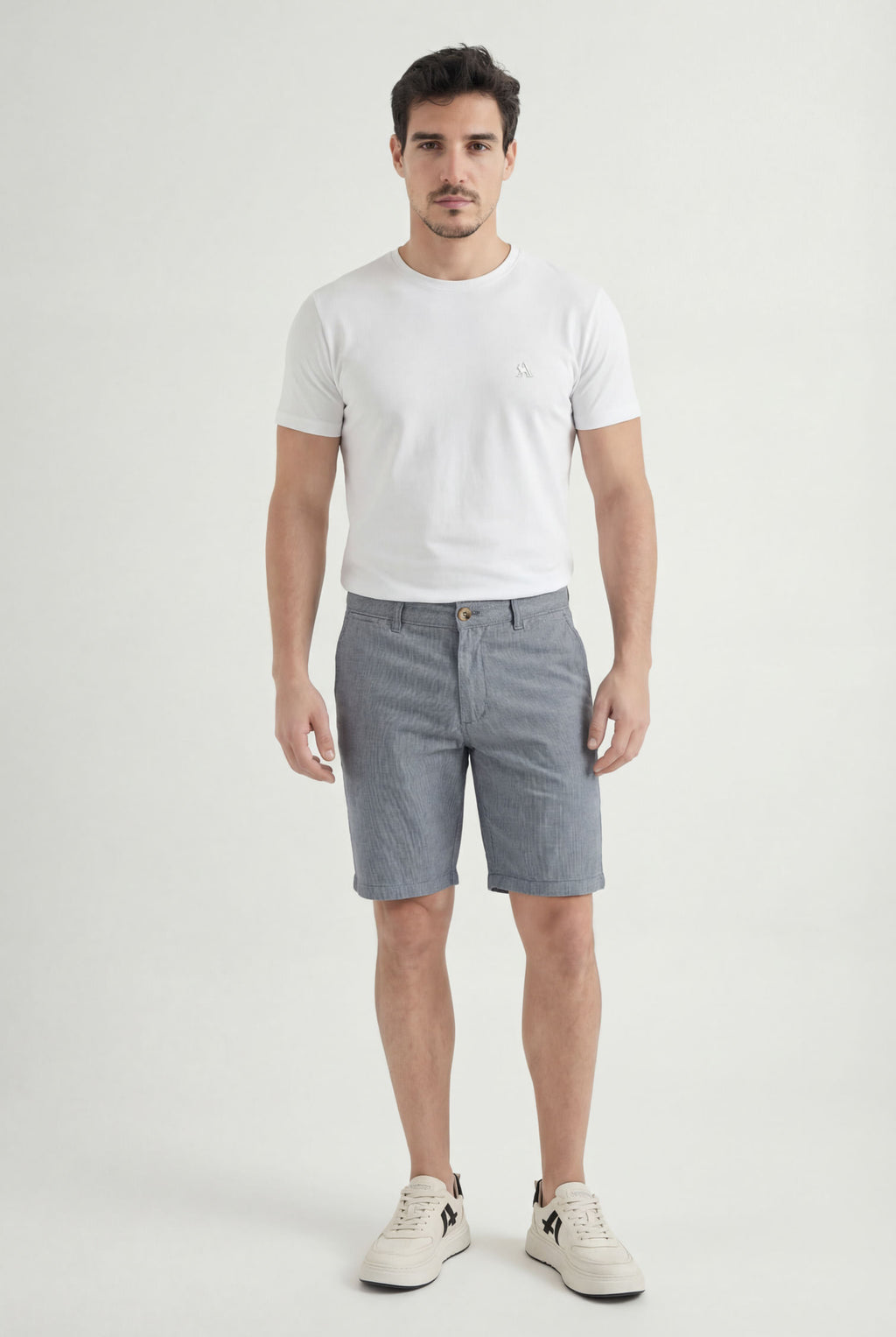 Bermuda Casual Masculina Acostamento Marinho