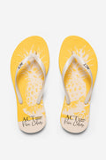 Chinelo Summer Drink ACT Feminino Amarelo Citrus
