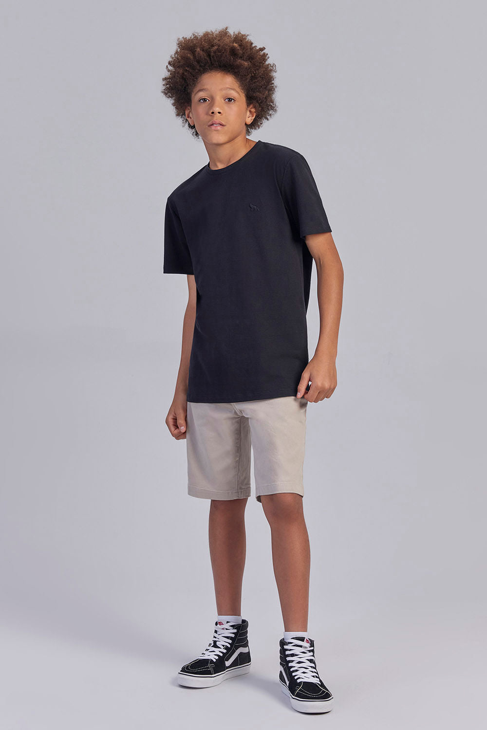 Camiseta Square Menino Acostamento Next Branco