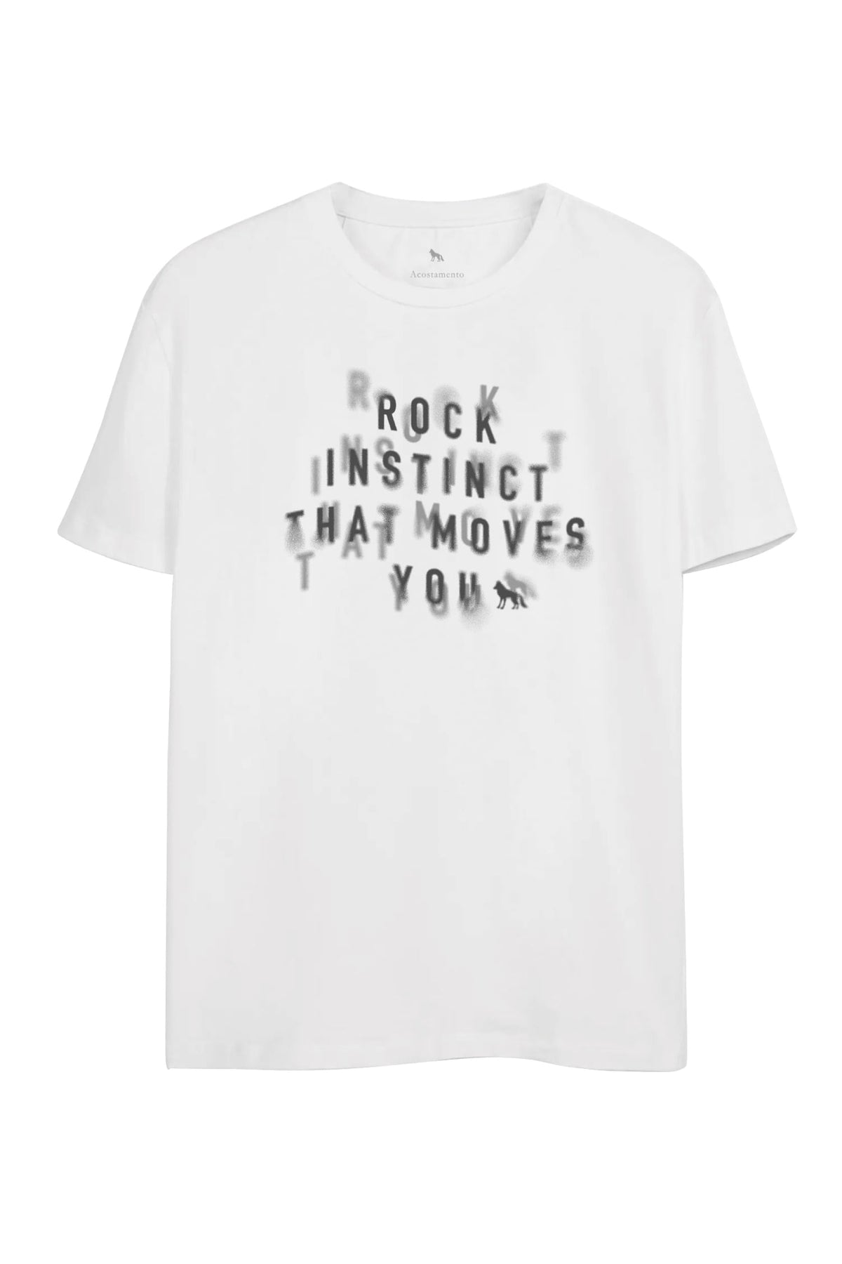Camiseta Rock Instinct Masculina Acostamento Branco