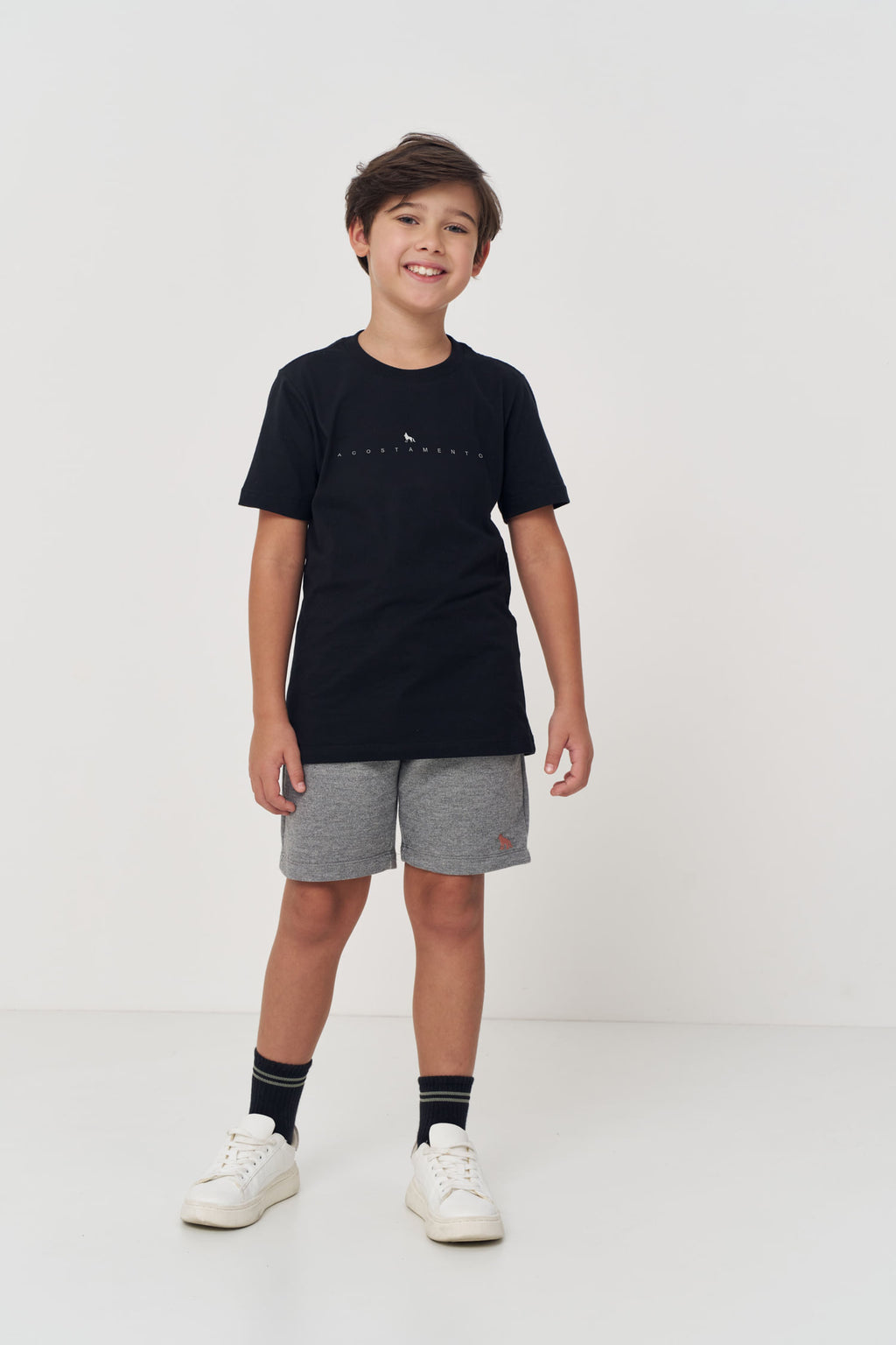 Camiseta Legacy Menino Acostamento Next Preto