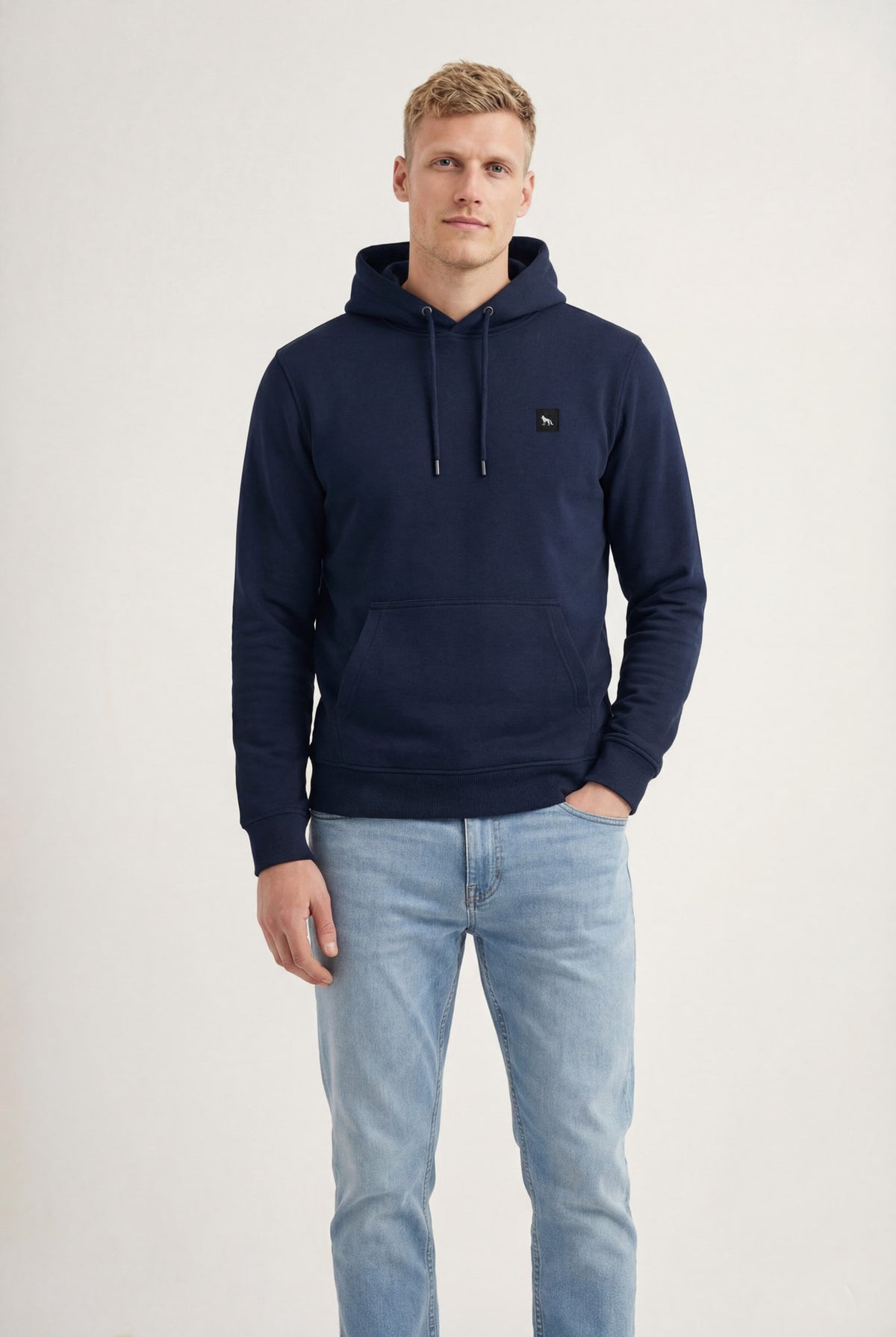 Blusão Moletom Com Capuz Masculino Acostamento Marinho