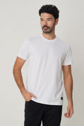Camiseta Básica Masculina Acostamento Branco