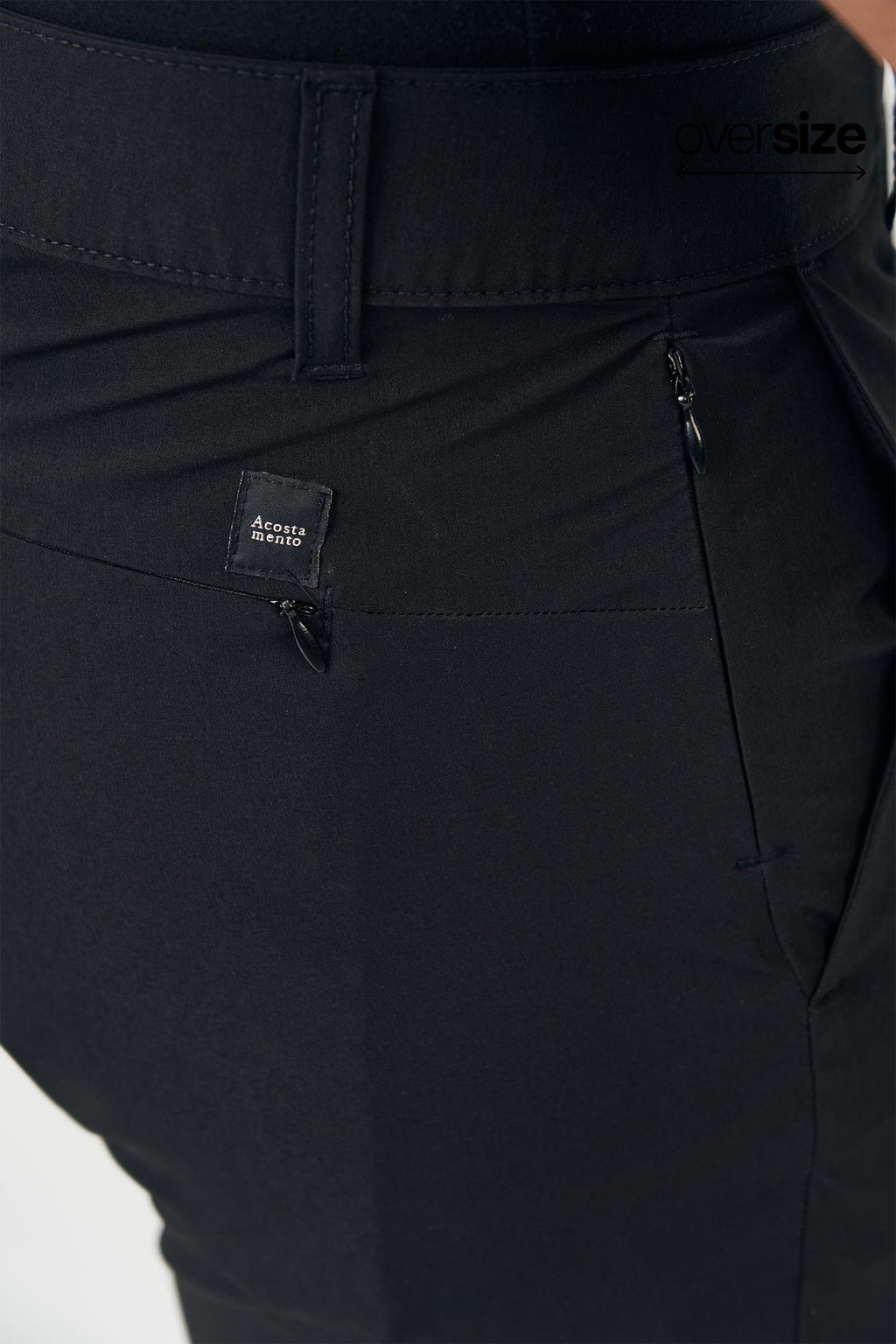 Calça Chino Poliamida UV Masculina Oversize Acostamento Marinho