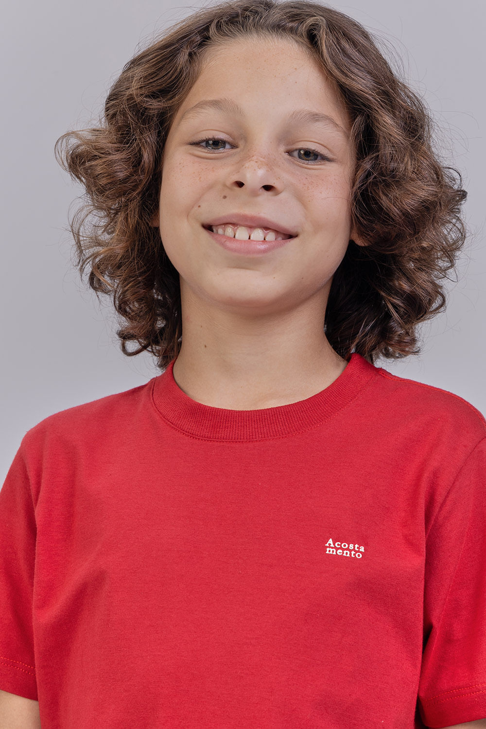 Camiseta Mini Letters Menino Acostamento Next Vermelho Chilli