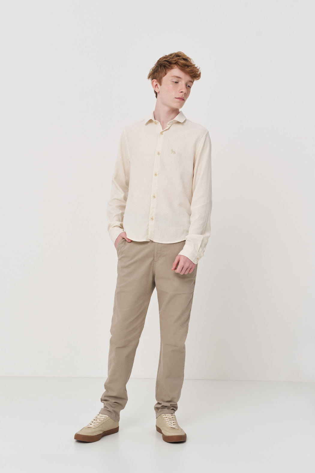 Camisa Manga Longa Menino Acostamento Next Natural