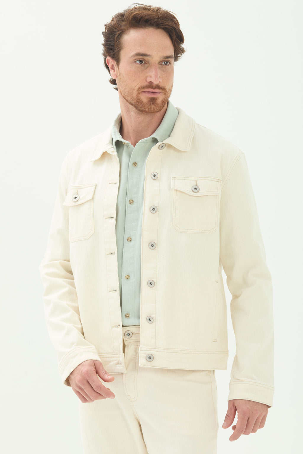 Jaqueta De Sarja Com Bolsos Masculina Acostamento Off White