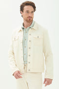 Jaqueta De Sarja Com Bolsos Masculina Acostamento Off White