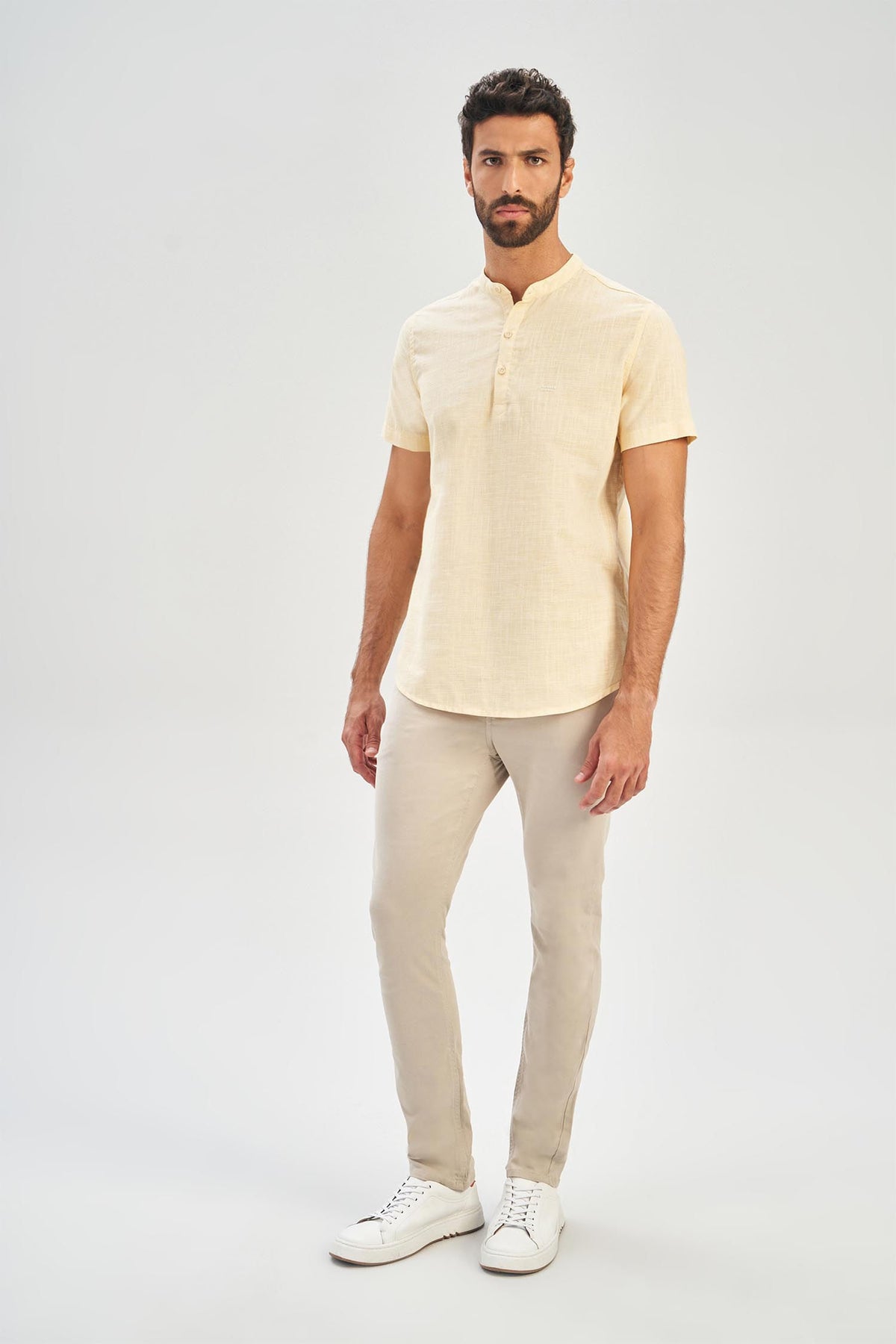 Bata Verano Masculina Acostamento Azul