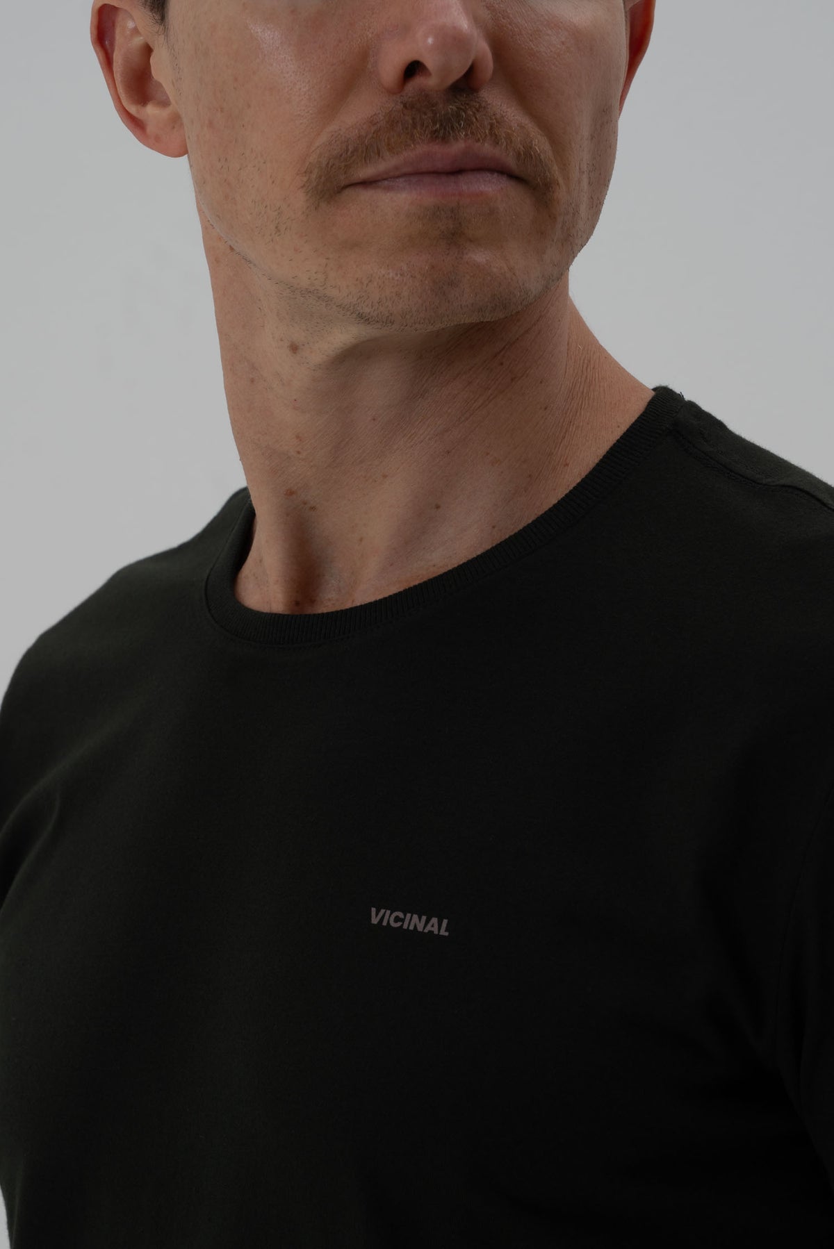 Camiseta Classic Básica Masculina Vicinal Verde Folhagem