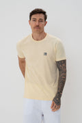 Camiseta Classic Gola Redonda Masculina Vicinal Amarelo Sunlight