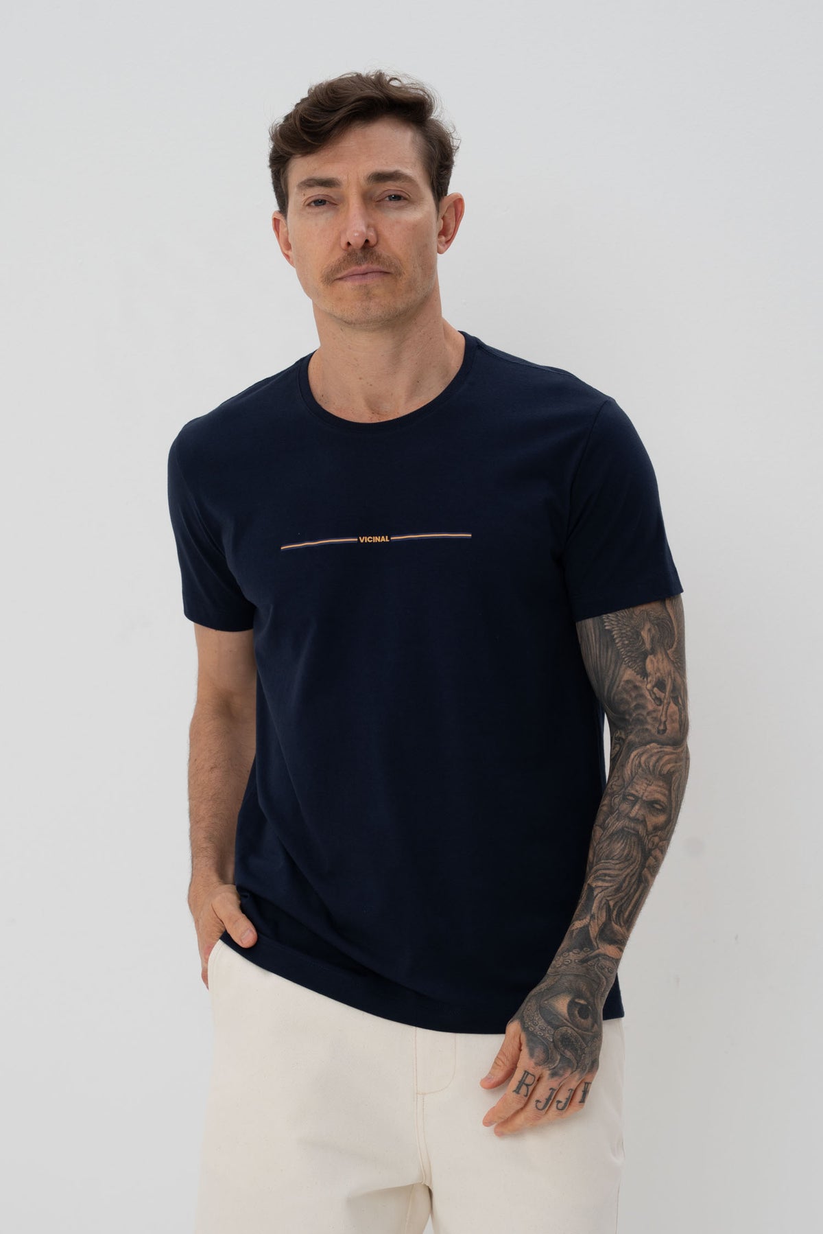 Camiseta Classic Masculina Vicinal Marinho