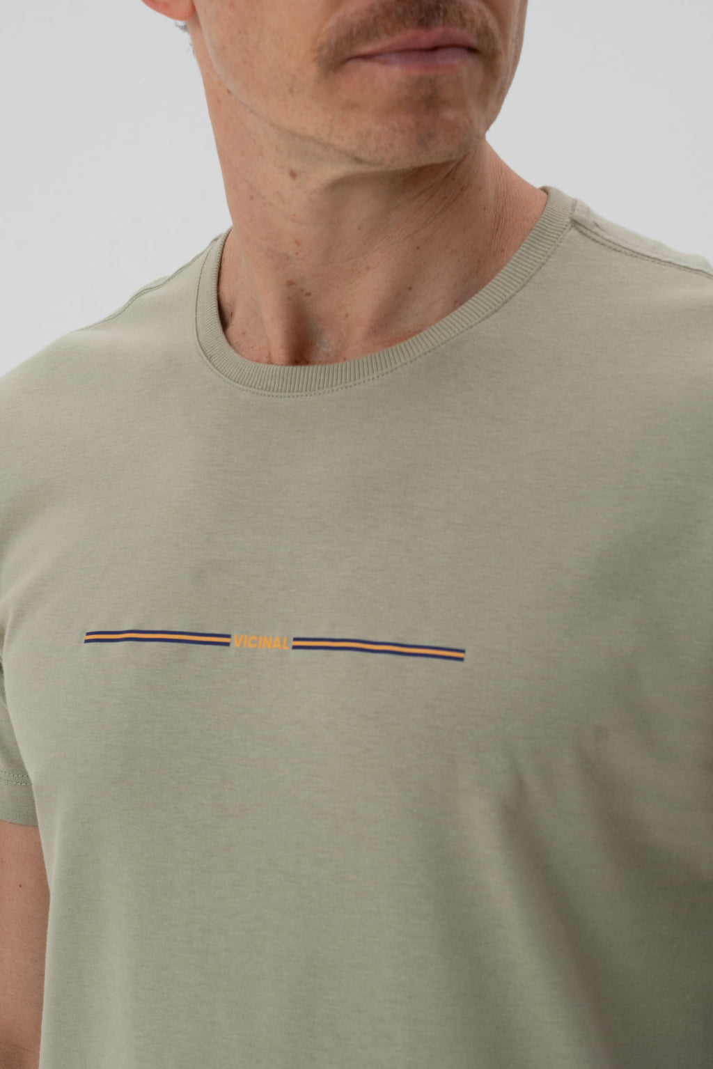 Camiseta Classic Masculina Vicinal Verde Salvia
