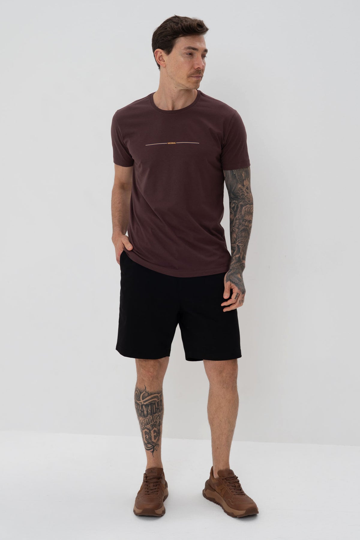 Camiseta Classic Masculina Vicinal Brownie