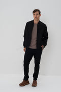 Jaqueta Bomber Nylon Masculina Vicinal Preto