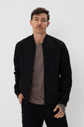 Jaqueta Bomber Nylon Masculina Vicinal Preto