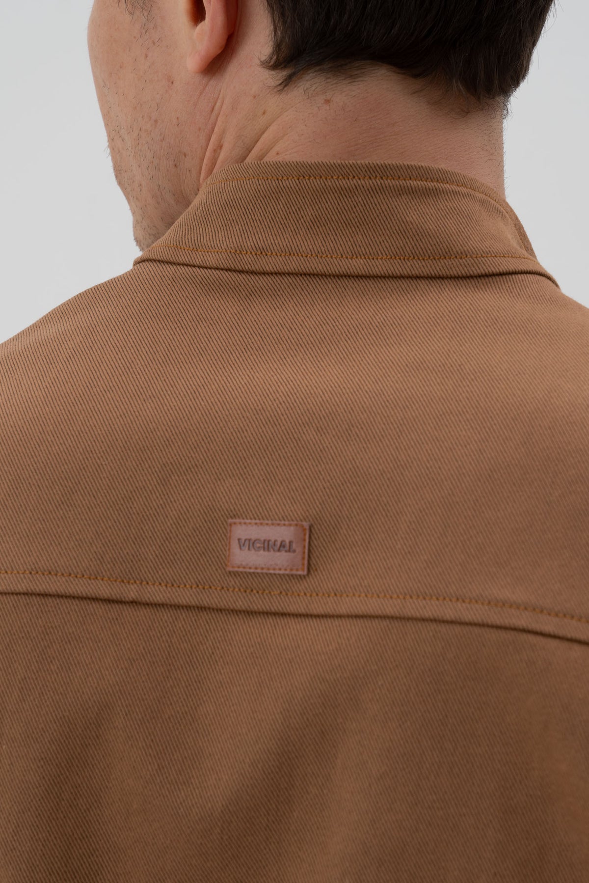 Jaqueta Bomber Masculina Vicinal Caramelo