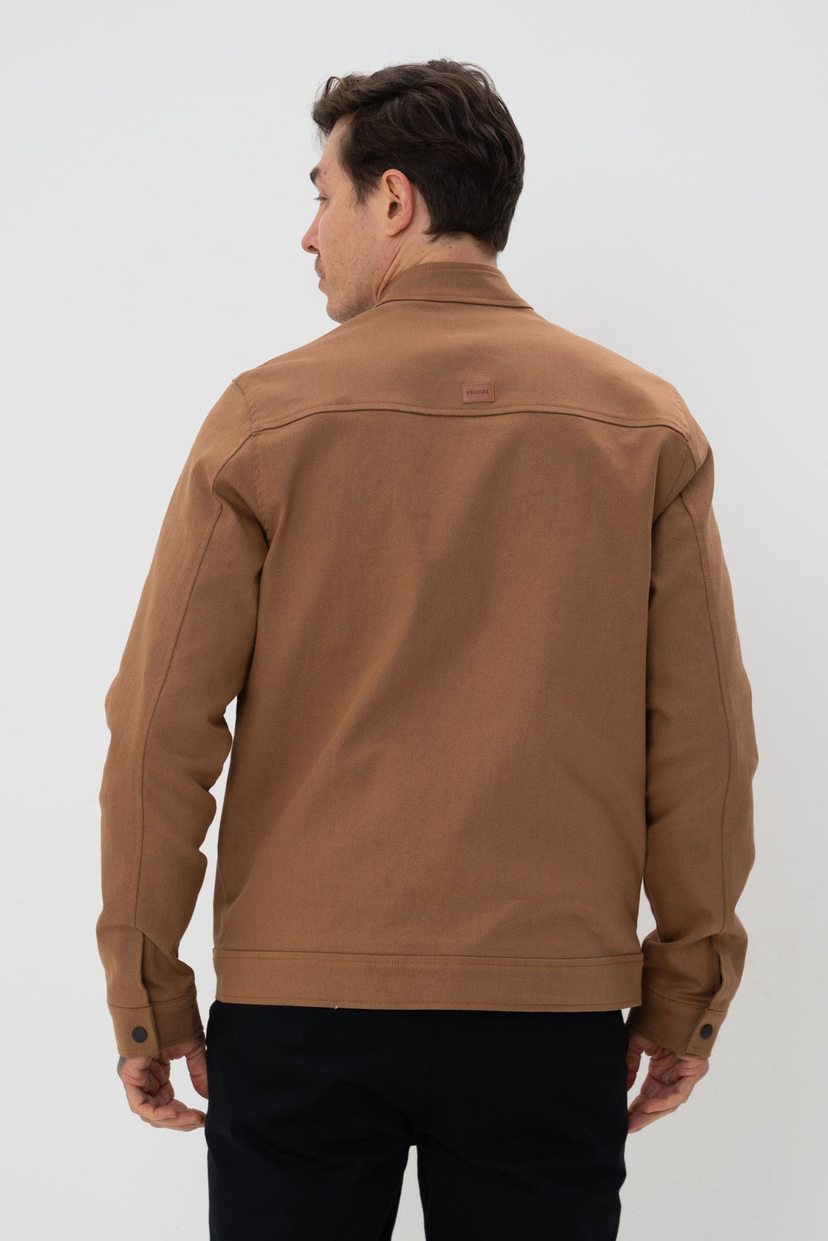Jaqueta Bomber Masculina Vicinal Caramelo