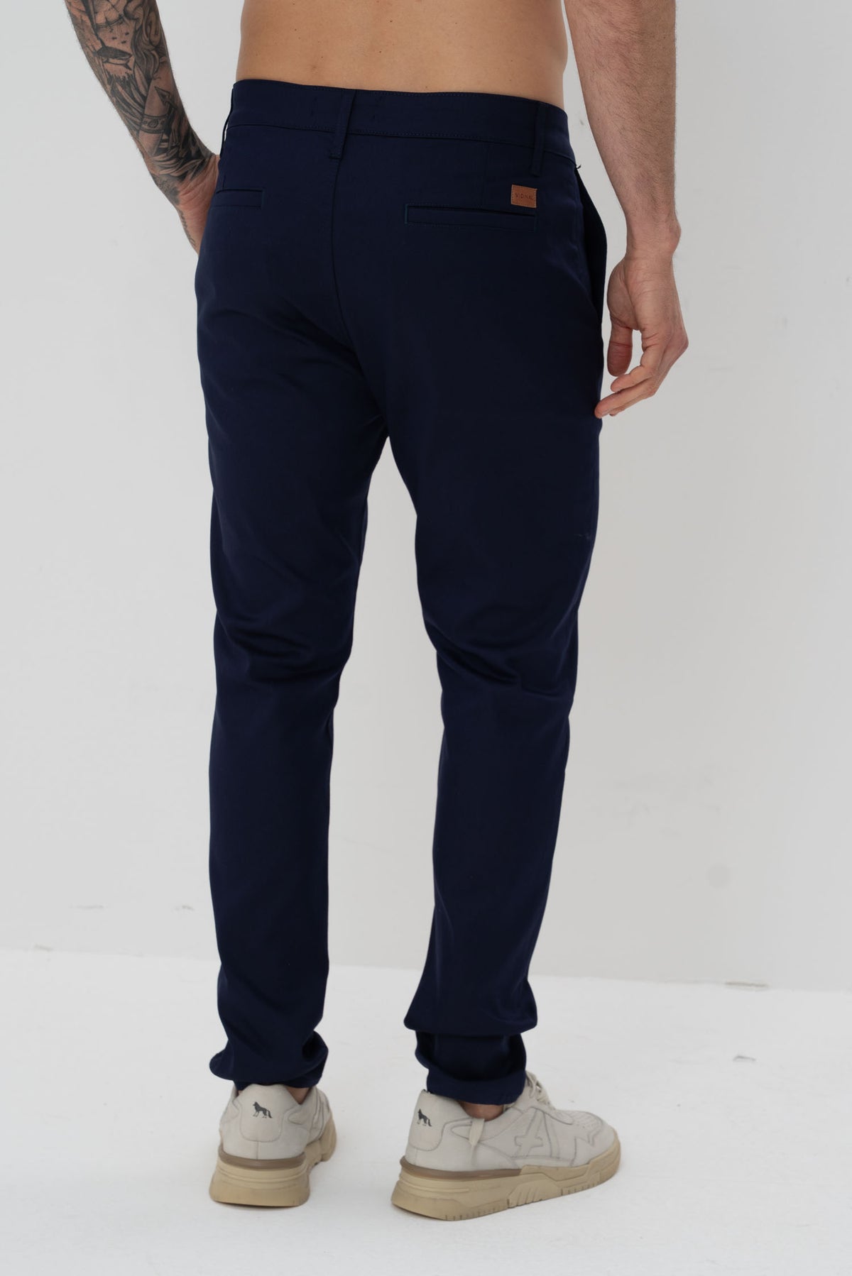 Calça Skinny Sarja Masculina Vicinal Marinho
