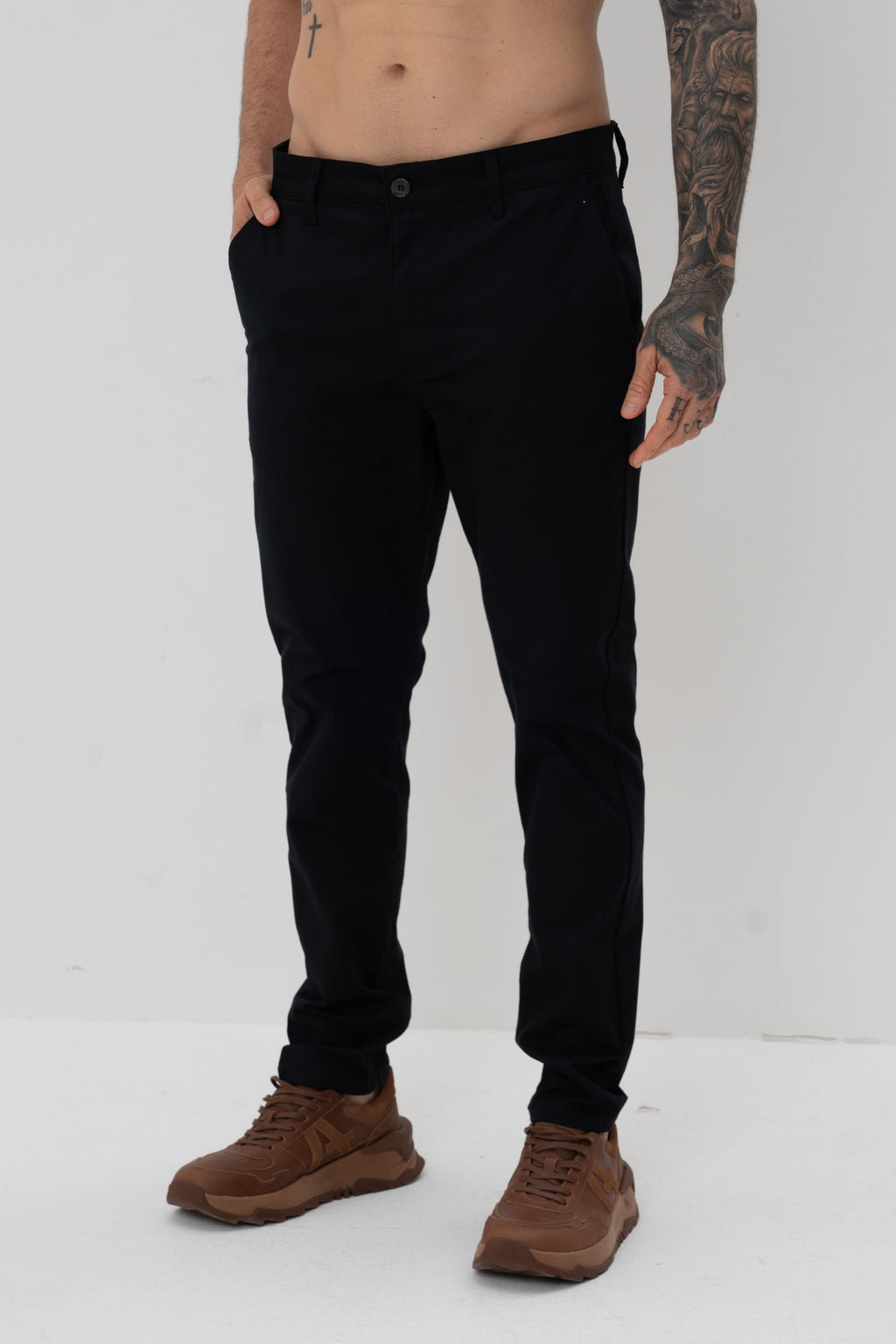 Calça Chino Skinny Masculina Vicinal Preto