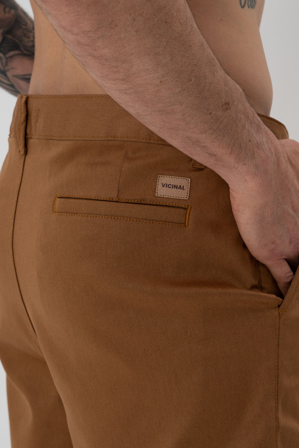 Bermuda Chino Casual Masculina Vicinal Saara