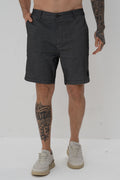 Bermuda Chino Reta Masculina Vicinal Preto