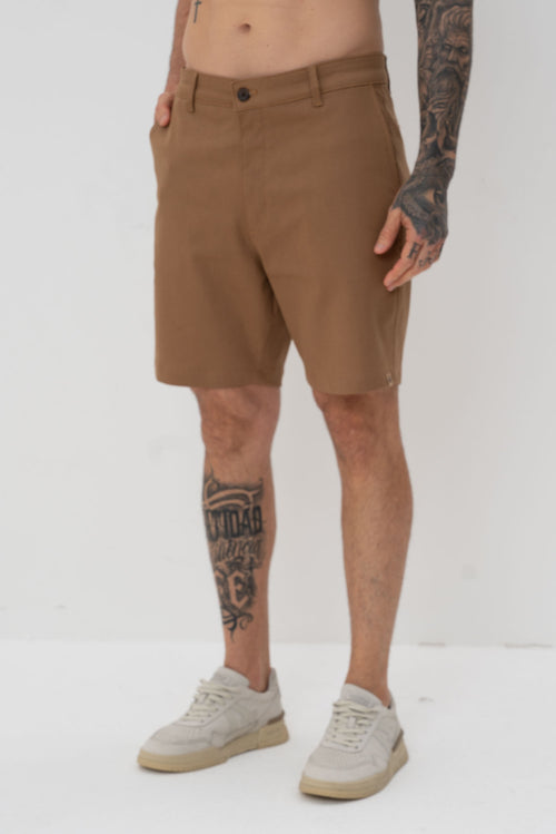 Bermuda Casual Masculina Vicinal Marrom